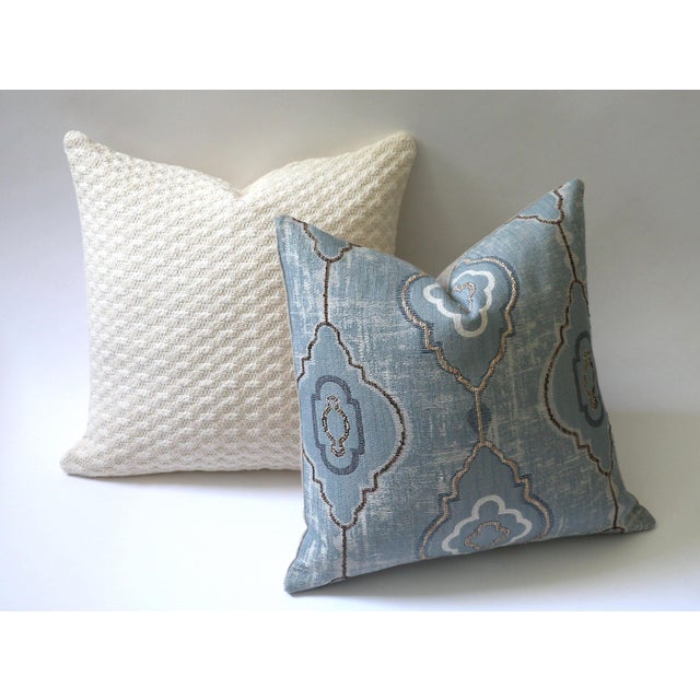 Sweater Knit Thick Cream Decorative Throw Zipper Pillow Cover Chairish