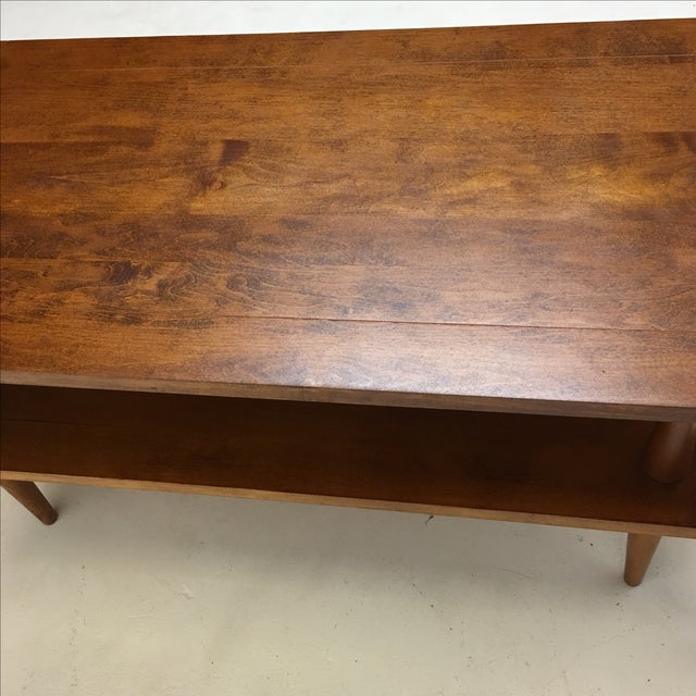 Vintage TwoTier Maple Coffee Table Chairish