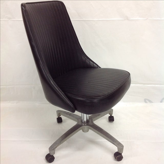 Chromcraft Sculptura Chair on Black Casters Chairish