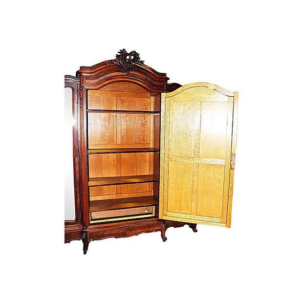 Antique French Rosewood 3Door Armoire Chairish