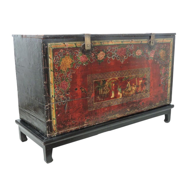 Large Antique and Historical Chinese Storage Trunk/Dowry Chest Chairish
