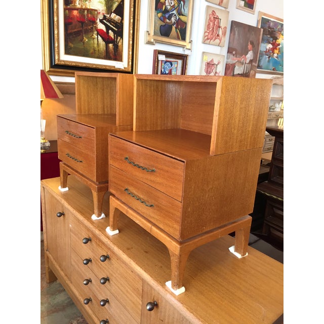 BrownSaltman MidCentury Nightstand Chairish