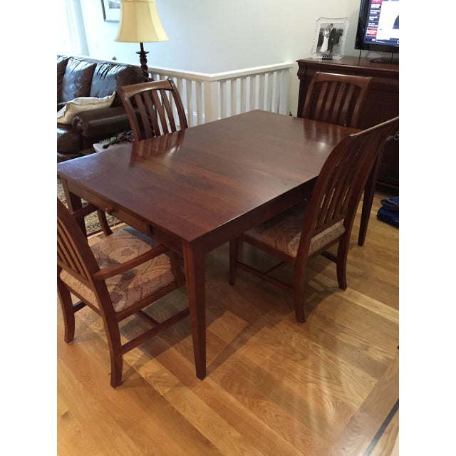 Ethan Allen Dining Room Set - Table & 6 Chairs | Chairish