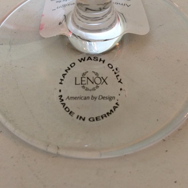 Lenox Timeless Platinum Signature Wine Glasses Set of 5 Chairish