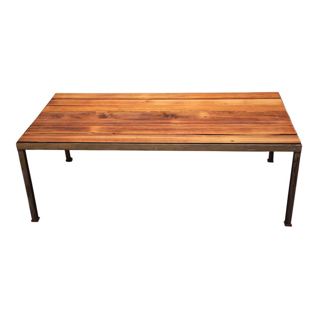 Reclaimed Wood Coffee Table | Chairish