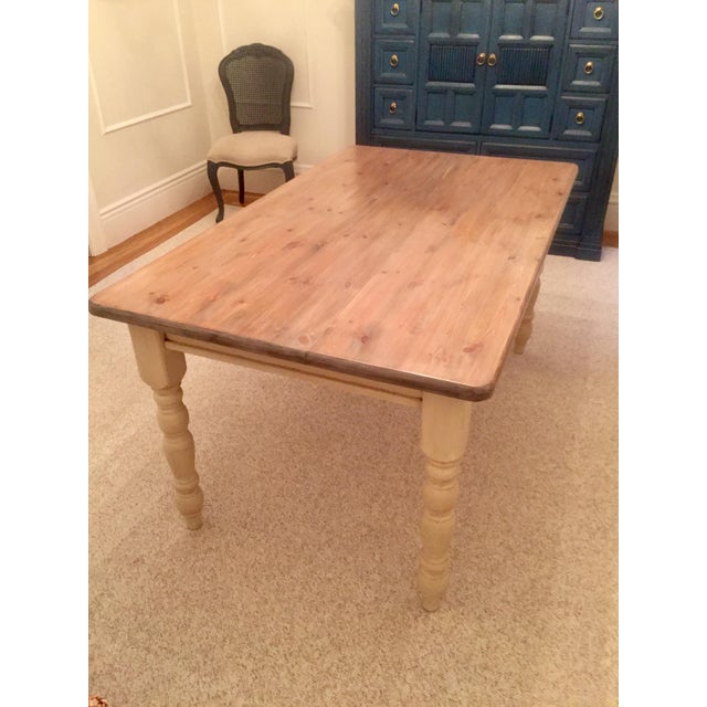 Pottery Barn Farmhouse Dining Table Chairish