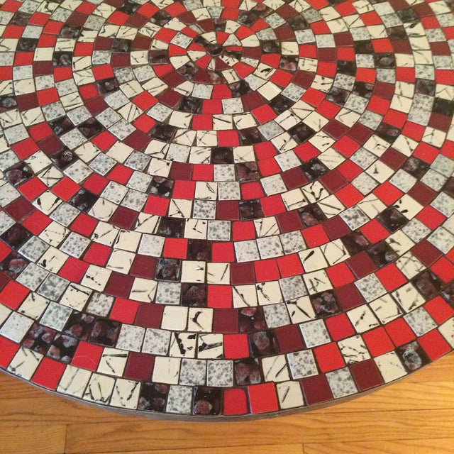 Vintage 1950s Mosaic Tile Top Small Dining Table Chairish