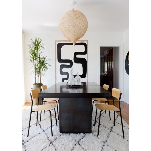 Industrial T Shaped Extension Dining Table | Chairish