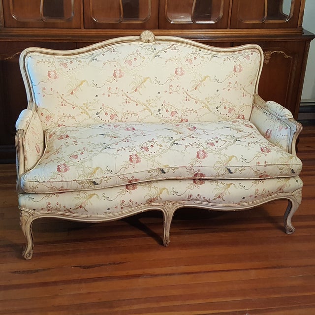 Antique French Provincial Settee Chairish