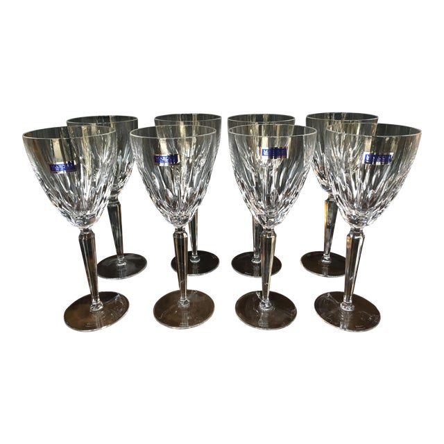 Waterford Crystal "Marquis" White Wine Glasses Set of 8 Chairish