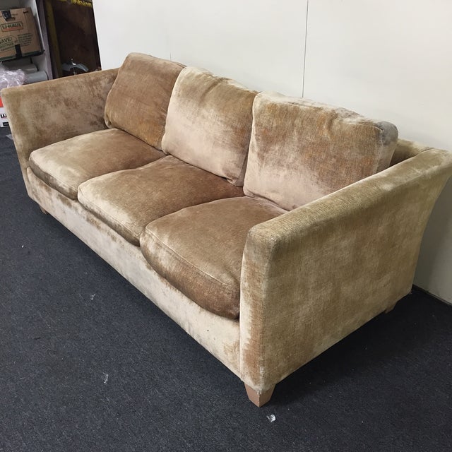 Kreiss Furniture Tan Sofa | Chairish