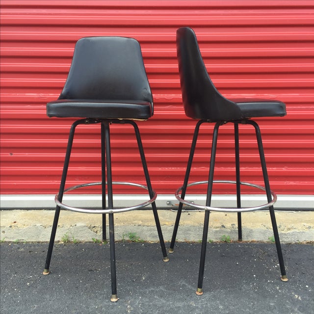 Cosco Swivel Bar Stools A Pair Chairish