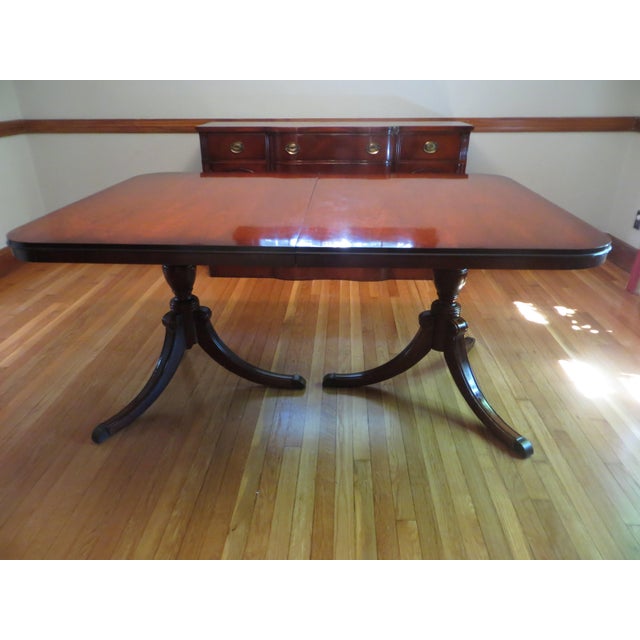 Vintage Drexel Mahogany Dining Set | Chairish