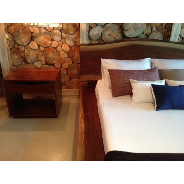 Solid Walnut Bed, Live Edge Headboard/Baseboard Chairish