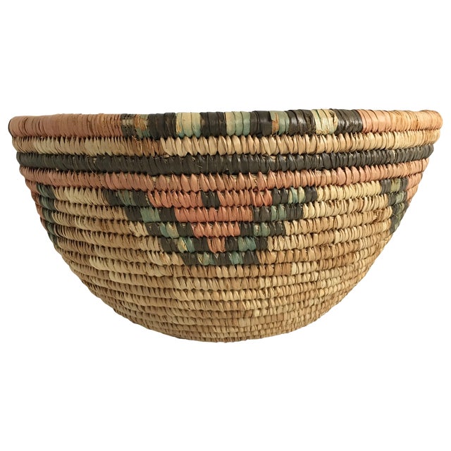 Vintage African Hausa Basket Chairish