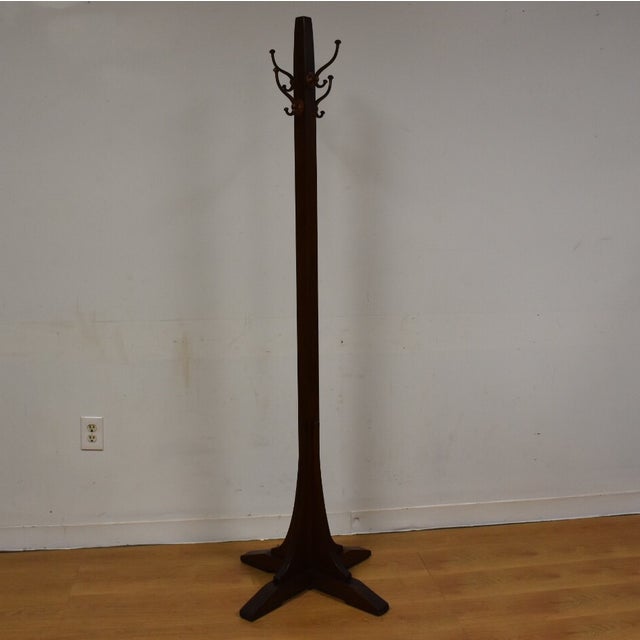 Signed L&JG Stickley Mission Coat Tree Rack Chairish