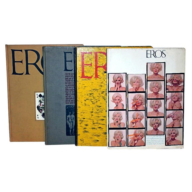 1962 Eros Book Collection Set of 4 Chairish