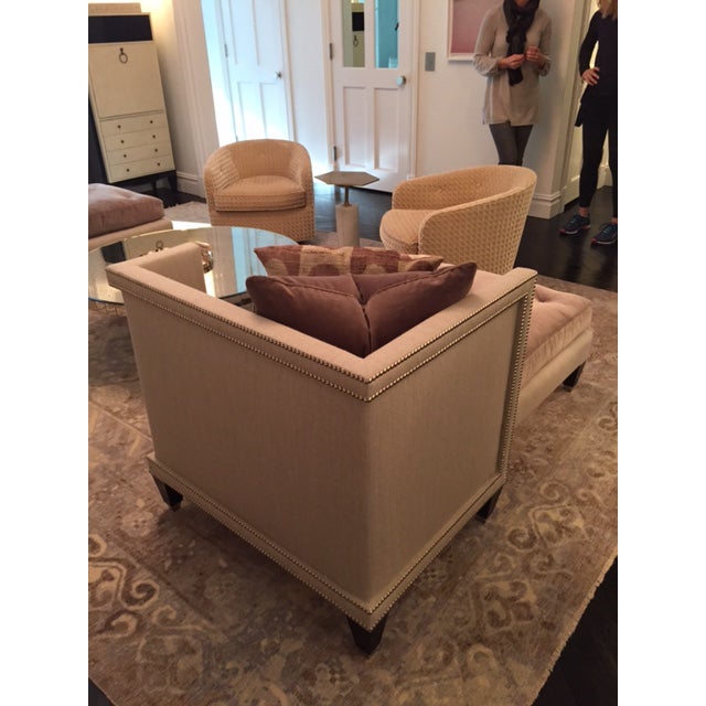 Luther Quintana Custom Chaises A Pair Chairish