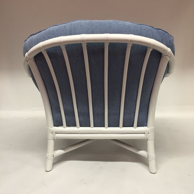 McGuire Furniture Rattan Bamboo Lounge Chair | Chairish