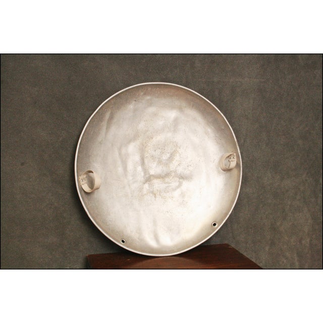 Vintage Aluminum Flying Saucer Sled with Canvas Handles Chairish