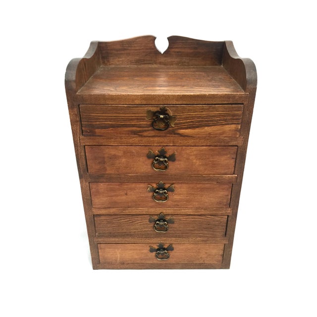 Antique Rustic Jewelry Box Chairish
