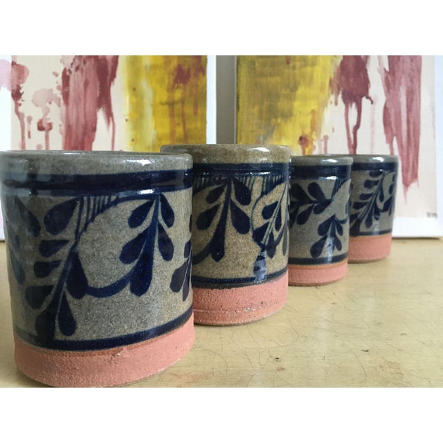 Painted Pottery & Terra Cotta Rocks Glasses Set of 4 Chairish