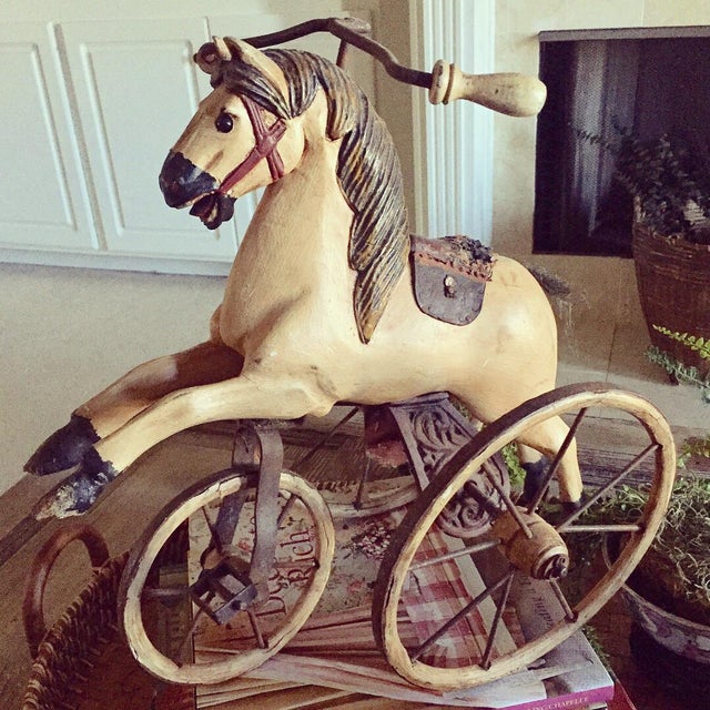 Antique Horse Tricycle Velocipede Chairish