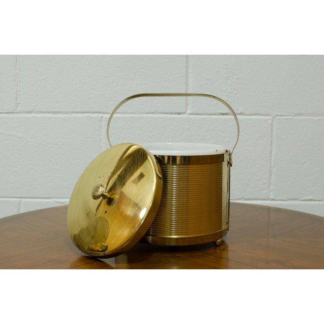 Vintage Gold Brass Ice Bucket Chairish