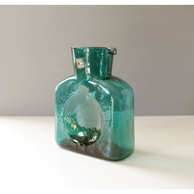 Download Blenko Green Glass Water Bottle Pitcher | Chairish Yellowimages Mockups