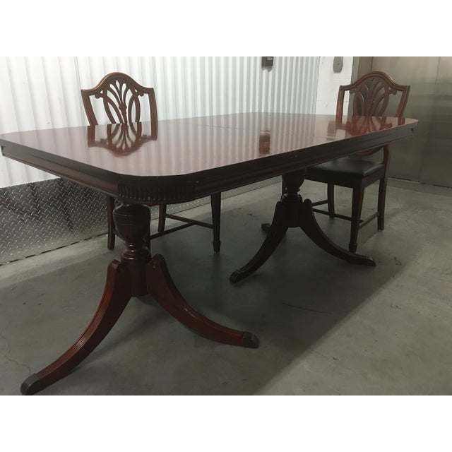 Duncan Phyfe Mahogany Dining Set Chairish