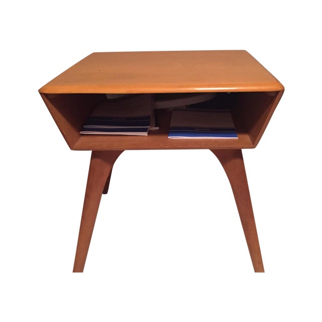 Heywood-Wakefield Modern Wooden End Table | Chairish