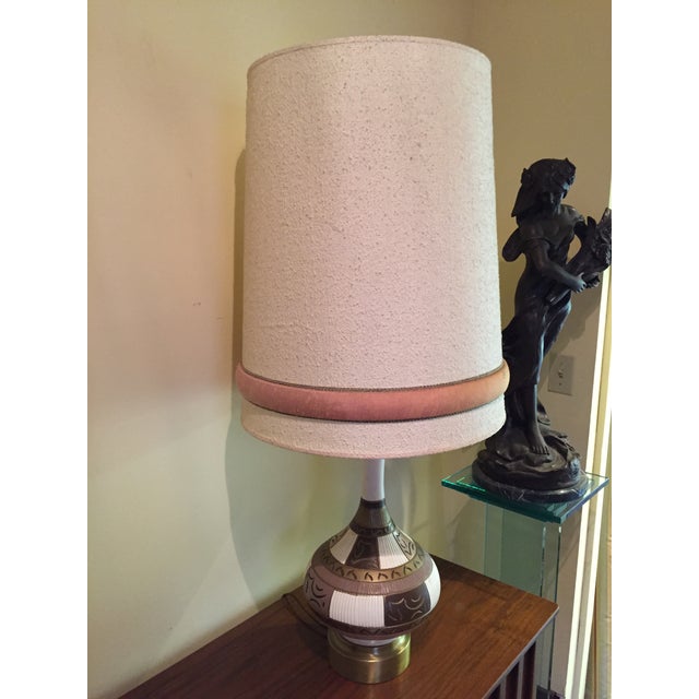 MidCentury Ceramic Lamp Chairish