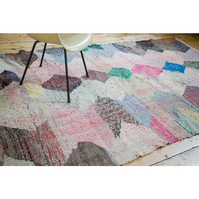 Vintage Rag Rug Carpet 5'4" x 9' Chairish