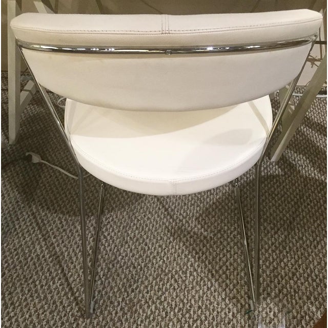 Calligaris Cantilever Leather Chair Chairish