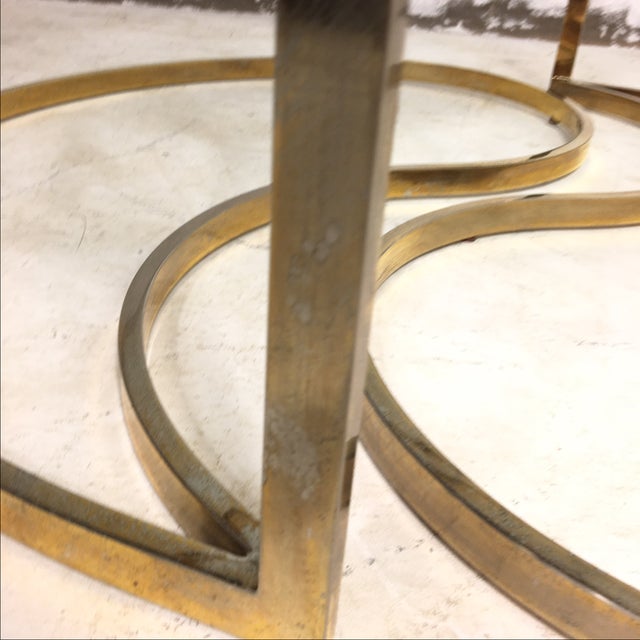 Brass Yin and Yang Coffee Table | Chairish