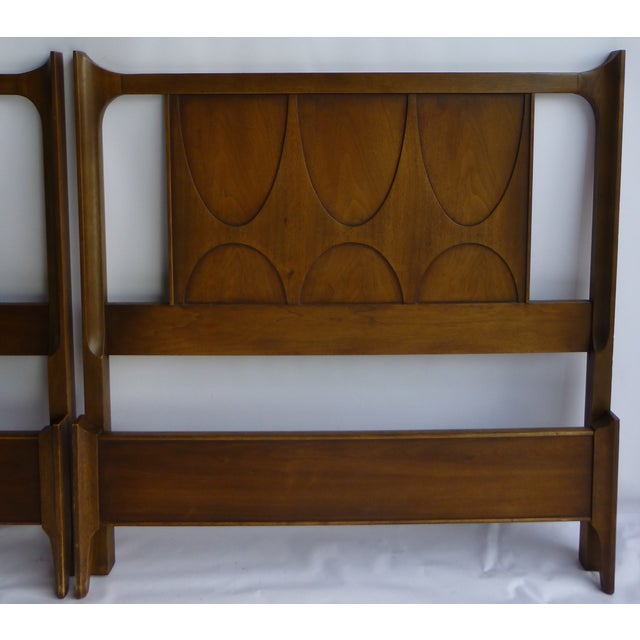 Broyhill Brasilia Vintage Twin Bedframes A Pair Chairish