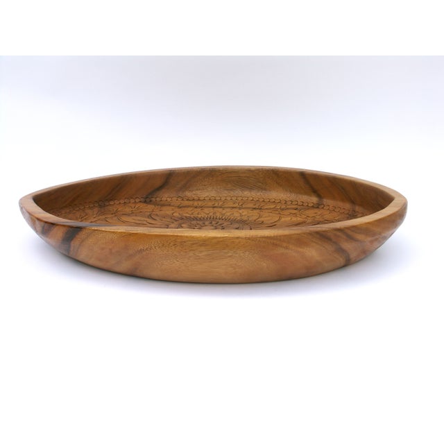 Oval Wood Bowl Chairish