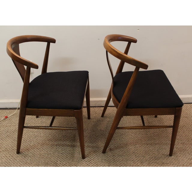 Danish Modern Hans WegnerStyle Wishbone Side Chairs Pair Chairish