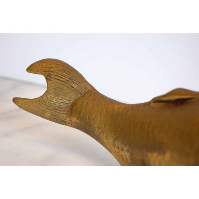 Vintage Brass Koi Fish Statues A Pair Chairish