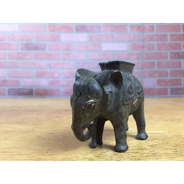 Vintage Cast Iron Elephant Bank Chairish