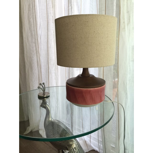 Small MidCentury Organic Modern Ceramic Table Lamp Chairish