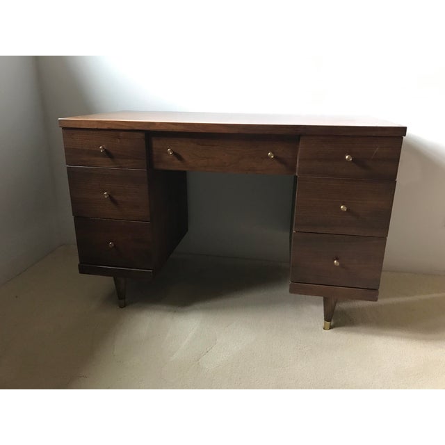 Vintage Bassett Furniture MidCentury Desk Chairish