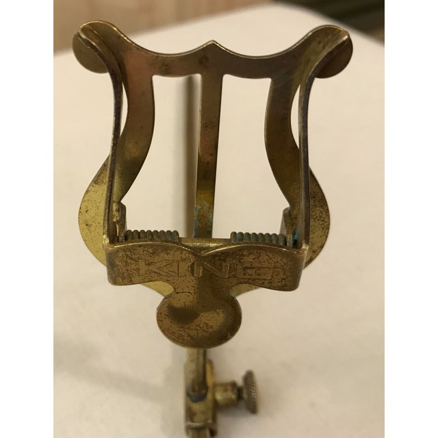 Vintage Brass King Sheet Music Holder Clip Chairish