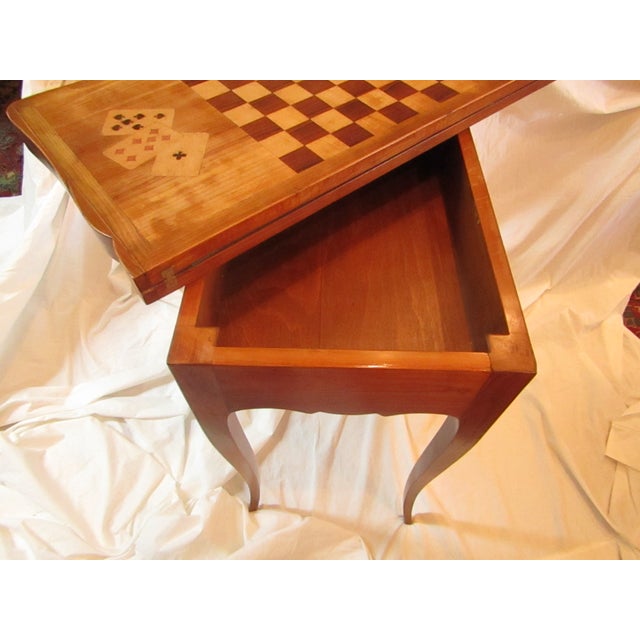 Wooden Folding Top Game Table Chairish