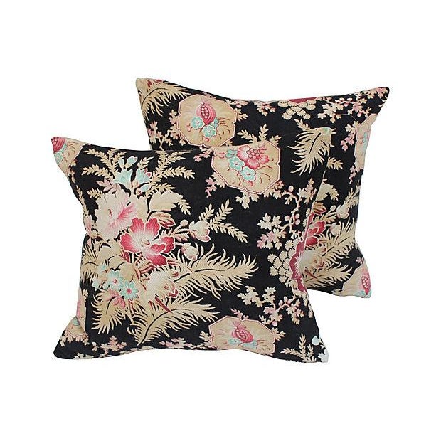 Victorian Era Floral Pillows - Pair Chairish
