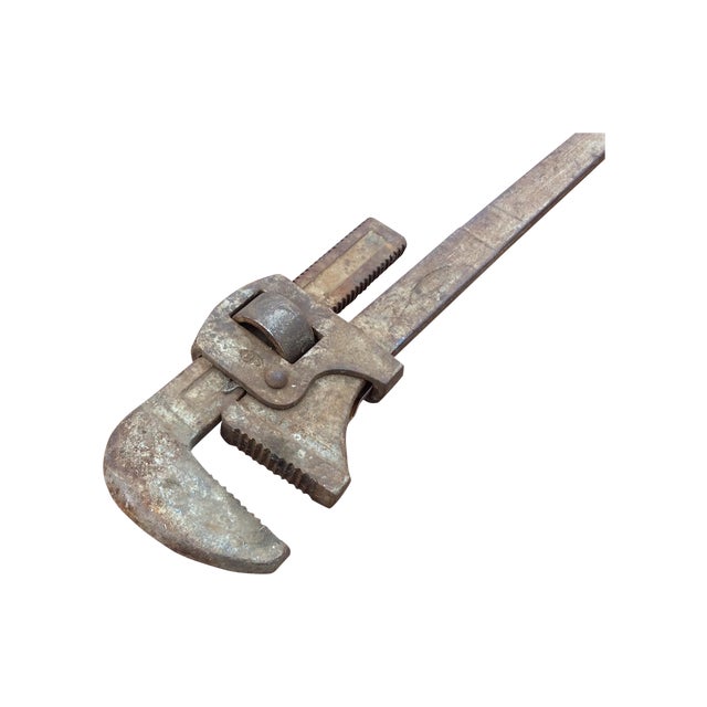 Large Pipe Wrench Chairish