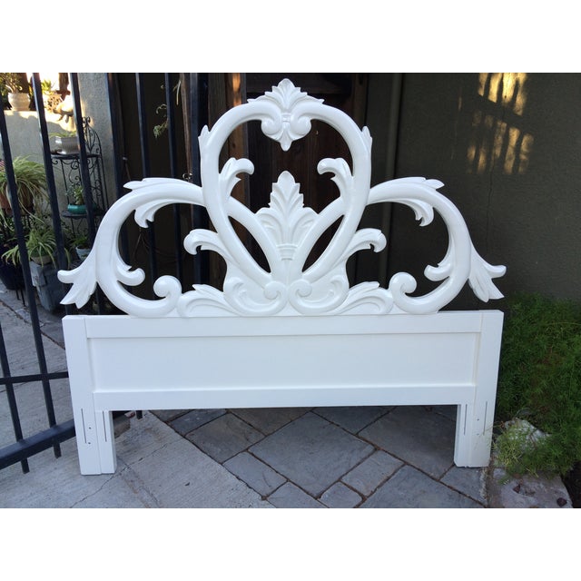 Vintage Ornate Queen Headboard Chairish