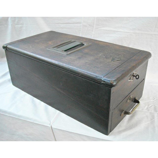 Antique Victorian Cash Till Box Railroad Chairish