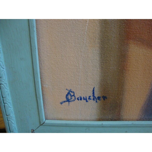 "Girl in a Straw Hat" Oil Painting Chairish