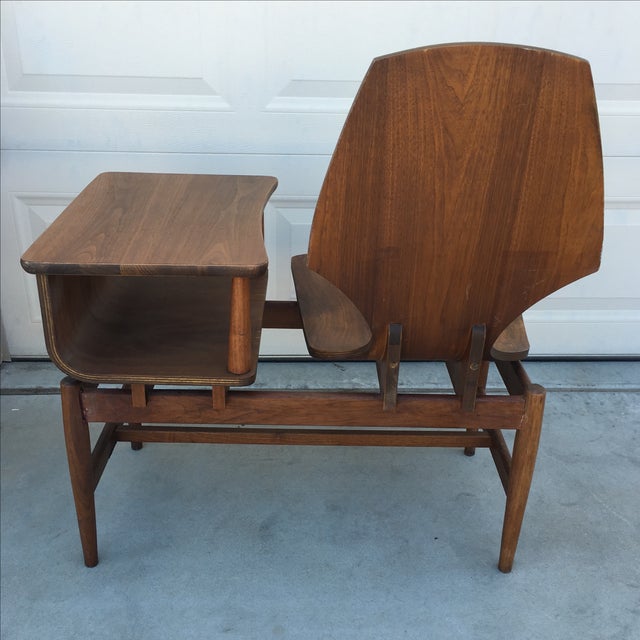 Plycraft Mid-Century Modern Bentwood Gossip Bench | Chairish